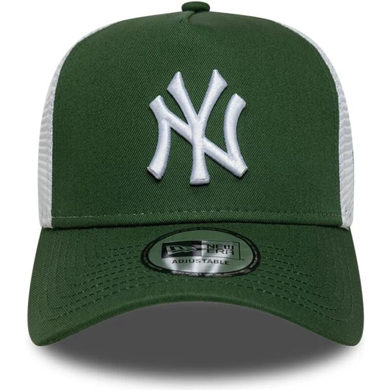 petten-gebogen-groen-snapback-a-frame-league-essential-van-new-york-yankees-mlb-van-new-era