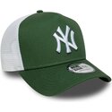 petten-gebogen-groen-snapback-a-frame-league-essential-van-new-york-yankees-mlb-van-new-era