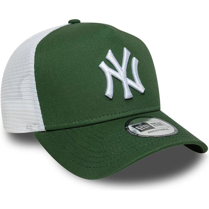 petten-gebogen-groen-snapback-a-frame-league-essential-van-new-york-yankees-mlb-van-new-era