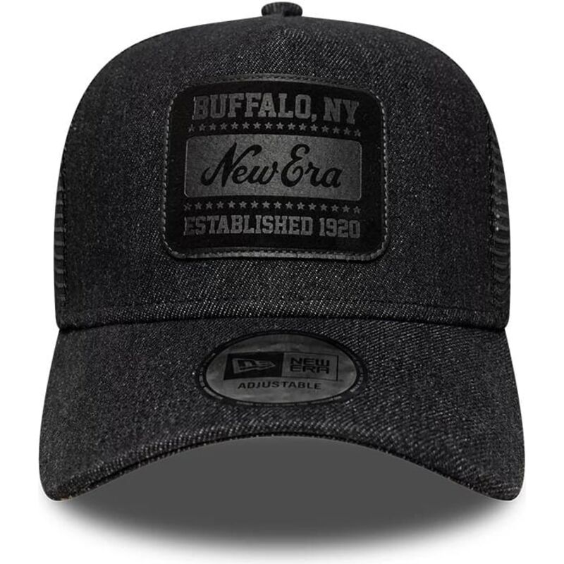 petten-gebogen-zwart-snapback-a-frame-patch-denim-van-new-era petten-gebogen-zwart-snapback-a-frame-patch-denim-van-new-era