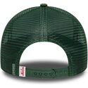 petten-gebogen-groen-snapback-a-frame-oval-patch-foam-van-new-era