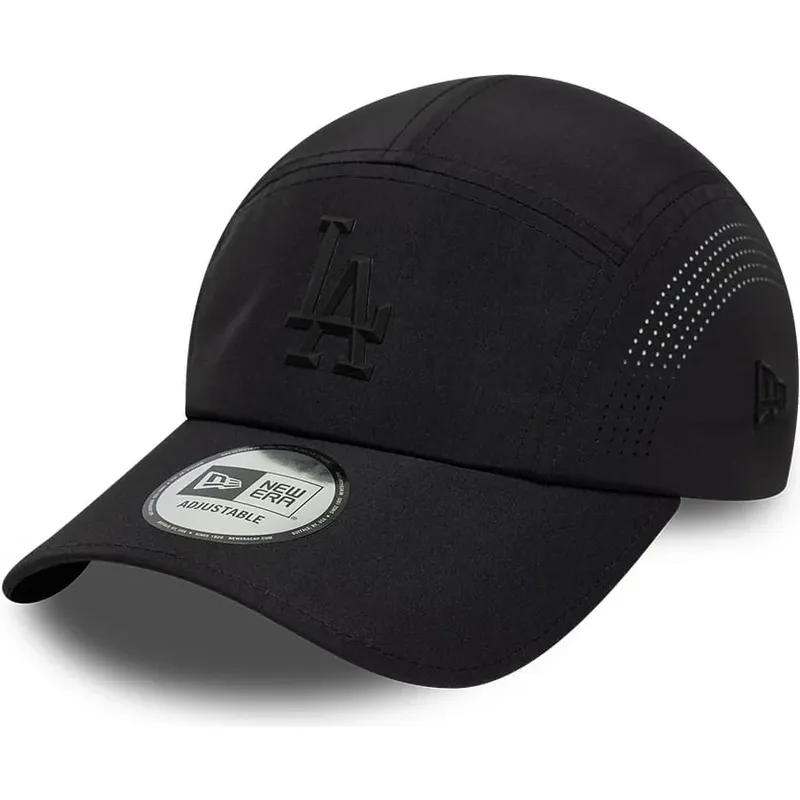 petten-gebogen-zwart-snapback-runner-tech-midi-van-los-angeles-dodgers-mlb-van-new-era