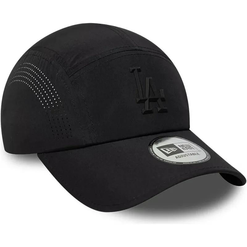 petten-gebogen-zwart-snapback-runner-tech-midi-van-los-angeles-dodgers-mlb-van-new-era