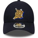 petten-gebogen-marineblauw-snapback-9forty-m-crown-a-frame-emblem-van-detroit-tigers-mlb-van-new-era