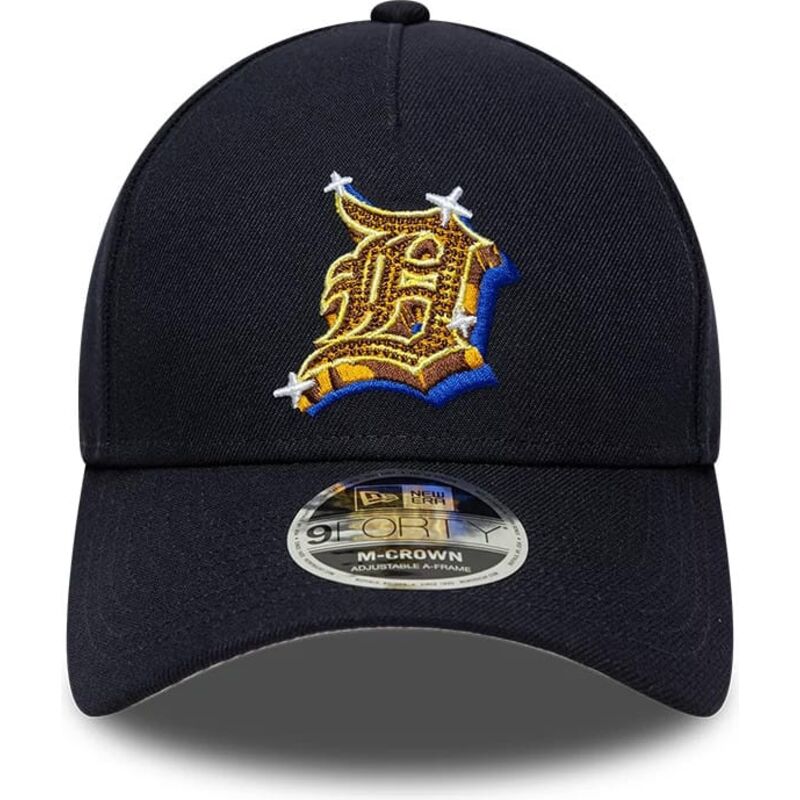 petten-gebogen-marineblauw-snapback-9forty-m-crown-a-frame-emblem-van-detroit-tigers-mlb-van-new-era petten-gebogen-marineblauw-snapback-9forty-m-crown-a-frame-emblem-van-detroit-tigers-mlb-van-new-era