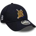 petten-gebogen-marineblauw-snapback-9forty-m-crown-a-frame-emblem-van-detroit-tigers-mlb-van-new-era