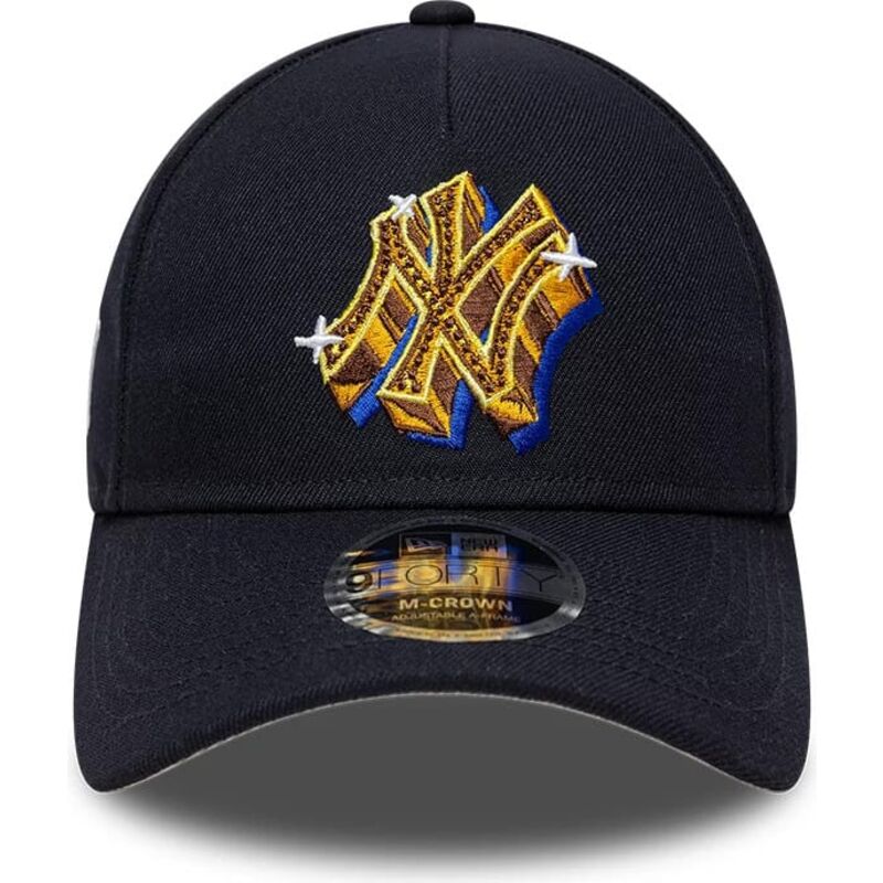 petten-gebogen-marineblauw-snapback-9forty-m-crown-a-frame-emblem-van-new-york-yankees-mlb-van-new-era