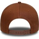 petten-gebogen-bruin-snapback-e-frame-league-essential-van-los-angeles-dodgers-mlb-van-new-era
