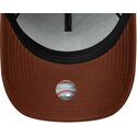 petten-gebogen-bruin-snapback-e-frame-league-essential-van-los-angeles-dodgers-mlb-van-new-era