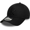 petten-gebogen-zwart-snapback-9forty-m-crown-van-new-york-yankees-mlb-van-new-era