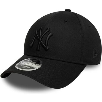 Petten gebogen zwart snapback 9FORTY M-Crown van New York Yankees MLB van New Era
