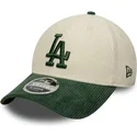 petten-gebogen-beige-snapback-9forty-m-crown-cord-van-los-angeles-dodgers-mlb-van-new-era