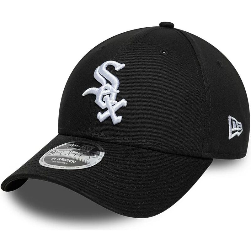 petten-gebogen-zwart-snapback-9forty-m-crown-side-script-van-chicago-white-sox-mlb-van-new-era