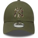 petten-gebogen-groen-verstelbaar-9forty-outline-camo-van-new-york-yankees-mlb-van-new-era