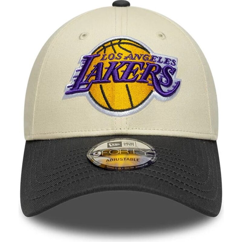 petten-gebogen-beige-verstelbaar-9forty-colour-block-van-los-angeles-lakers-nba-van-new-era petten-gebogen-beige-verstelbaar-9forty-colour-block-van-los-angeles-lakers-nba-van-new-era