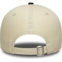 petten-gebogen-beige-verstelbaar-9forty-colour-block-van-los-angeles-lakers-nba-van-new-era