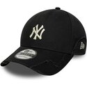 petten-gebogen-zwart-verstelbaar-9forty-stitched-van-new-york-yankees-mlb-van-new-era