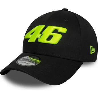 Petten gebogen zwart verstelbaar 9FORTY Wordmark van Valentino Rossi VR46 MotoGP van New Era
