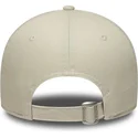 petten-gebogen-beige-verstelbaar-9forty-faux-pony-infill-van-los-angeles-dodgers-mlb-van-new-era