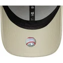 petten-gebogen-beige-verstelbaar-9forty-faux-pony-infill-van-los-angeles-dodgers-mlb-van-new-era