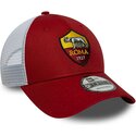 petten-gebogen-rood-verstelbaar-9forty-league-van-associazione-sportiva-roma-serie-a-van-new-era