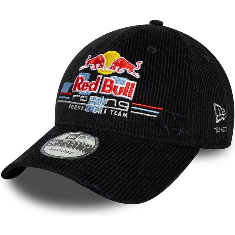 petten-gebogen-zwart-verstelbaar-9forty-distressed-cord-van-red-bull-racing-formula-1-van-new-era petten-gebogen-zwart-verstelbaar-9forty-distressed-cord-van-red-bull-racing-formula-1-van-new-era