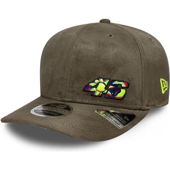 Petten gebogen groen snapback 9SEVENTY Stretch Snap Flawless van Valentino Rossi VR46 MotoGP van New Era