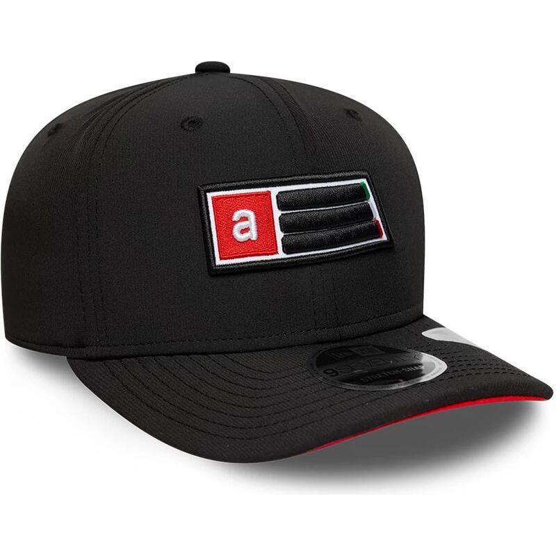 petten-gebogen-zwart-snapback-9seventy-stretch-snap-patch-aprilia-piaggio-van-new-era