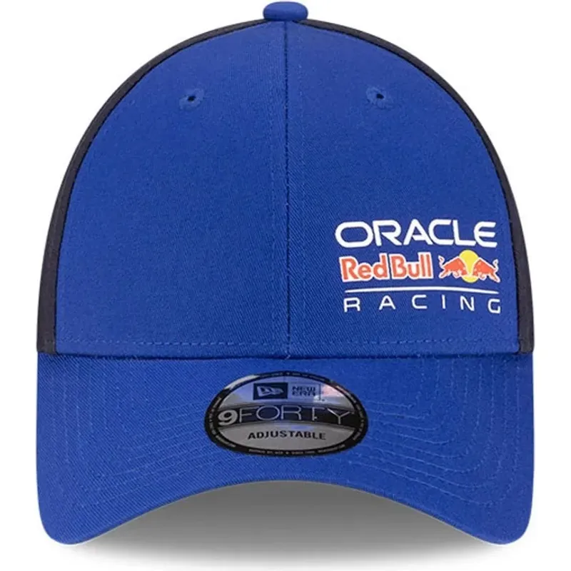 petten-gebogen-blauw-snapback-9forty-essential-van-red-bull-racing-formula-1-van-new-era