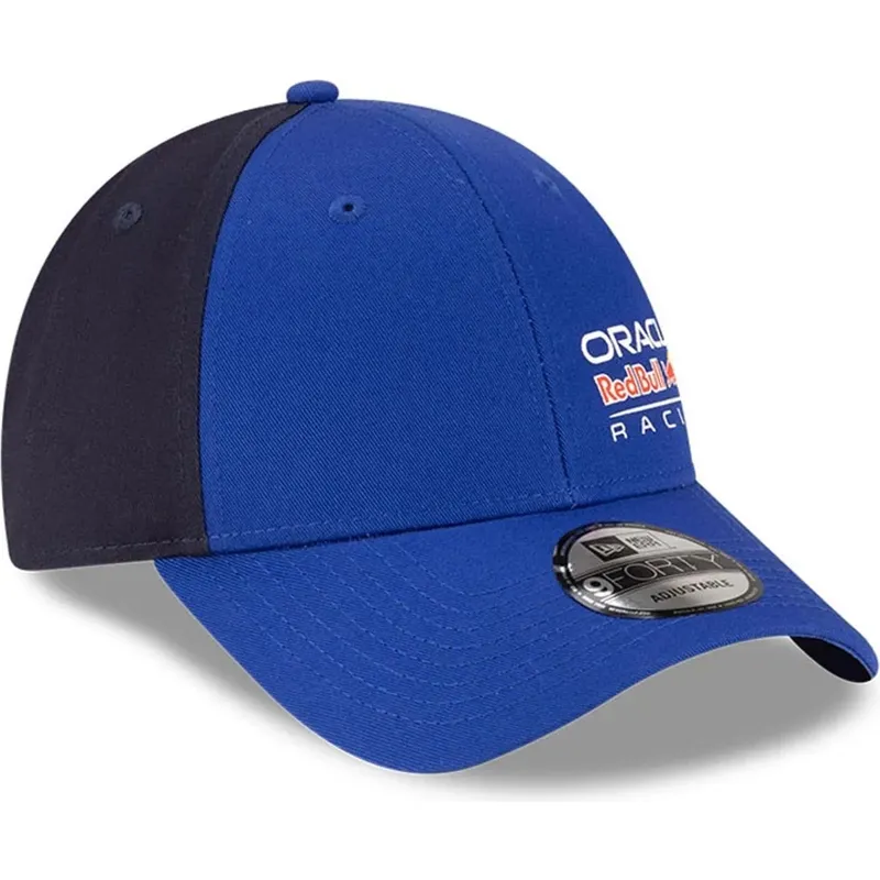 petten-gebogen-blauw-snapback-9forty-essential-van-red-bull-racing-formula-1-van-new-era