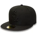petten-plat-zwart-fitted-59fifty-van-chicago-white-sox-mlb-van-new-era