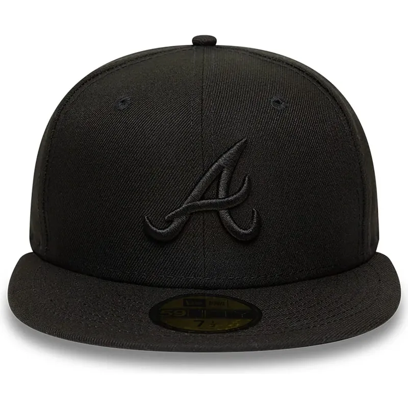 petten-plat-zwart-fitted-59fifty-van-atlanta-braves-mlb-van-new-era petten-plat-zwart-fitted-59fifty-van-atlanta-braves-mlb-van-new-era