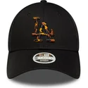 petten-gebogen-zwart-verstelbaar-9forty-tort-infill-van-los-angeles-dodgers-mlb-van-new-era