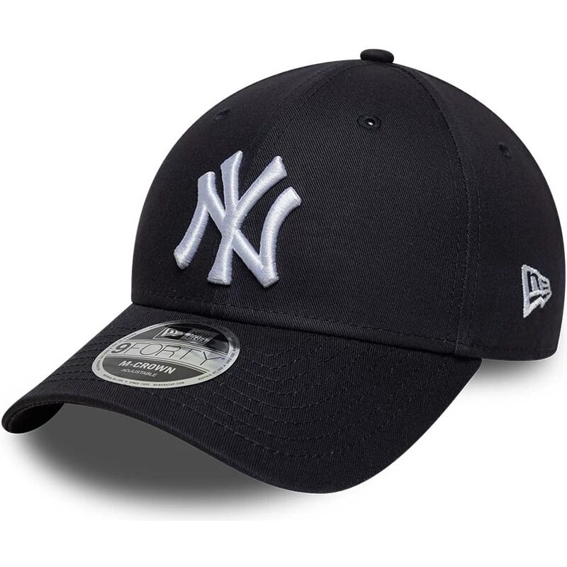 petten-gebogen-marineblauw-snapback-9forty-m-crown-side-script-van-new-york-yankees-mlb-van-new-era