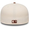 petten-plat-bruin-fitted-59fifty-league-essential-van-new-york-yankees-mlb-van-new-era