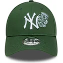 petten-gebogen-groen-verstelbaar-9forty-food-icon-van-new-york-yankees-mlb-van-new-era