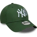 petten-gebogen-groen-verstelbaar-9forty-food-icon-van-new-york-yankees-mlb-van-new-era
