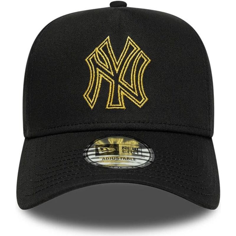 petten-gebogen-zwart-snapback-dorado-e-frame-metallic-outline-van-new-york-yankees-mlb-van-new-era petten-gebogen-zwart-snapback-dorado-e-frame-metallic-outline-van-new-york-yankees-mlb-van-new-era