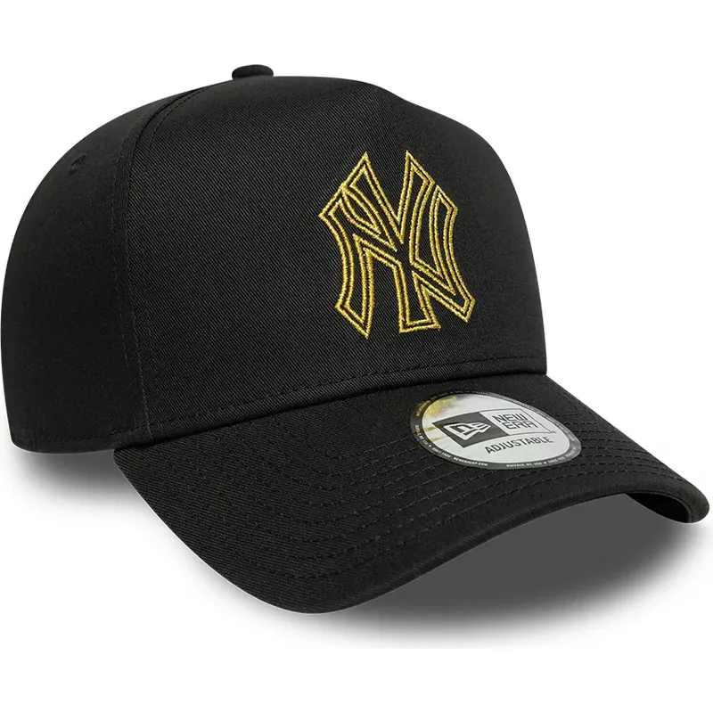 petten-gebogen-zwart-snapback-dorado-e-frame-metallic-outline-van-new-york-yankees-mlb-van-new-era petten-gebogen-zwart-snapback-dorado-e-frame-metallic-outline-van-new-york-yankees-mlb-van-new-era