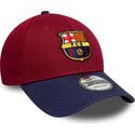 petten-gebogen-rood-verstelbaar-9forty-contrast-van-fc-barcelona-laliga-van-new-era