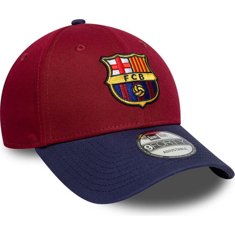 petten-gebogen-rood-verstelbaar-9forty-contrast-van-fc-barcelona-laliga-van-new-era