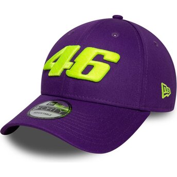 Petten gebogen paars verstelbaar 9FORTY Wordmark van Valentino Rossi VR46 MotoGP van New Era