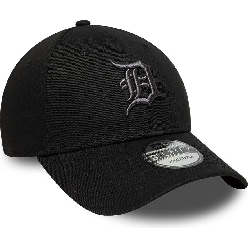 petten-gebogen-zwart-verstelbaar-9forty-league-essential-van-detroit-tigers-mlb-van-new-era