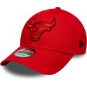 petten-gebogen-rood-verstelbaar-9forty-outline-van-chicago-bulls-nba-van-new-era
