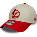 petten-gebogen-rood-verstelbaar-9forty-contrast-visor-vespa-piaggio-van-new-era