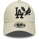 petten-gebogen-beige-verstelbaar-9forty-outdoor-icon-van-los-angeles-dodgers-mlb-van-new-era