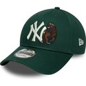 petten-gebogen-groen-verstelbaar-9forty-outdoor-icon-van-new-york-yankees-mlb-van-new-era