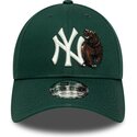 petten-gebogen-groen-verstelbaar-9forty-outdoor-icon-van-new-york-yankees-mlb-van-new-era