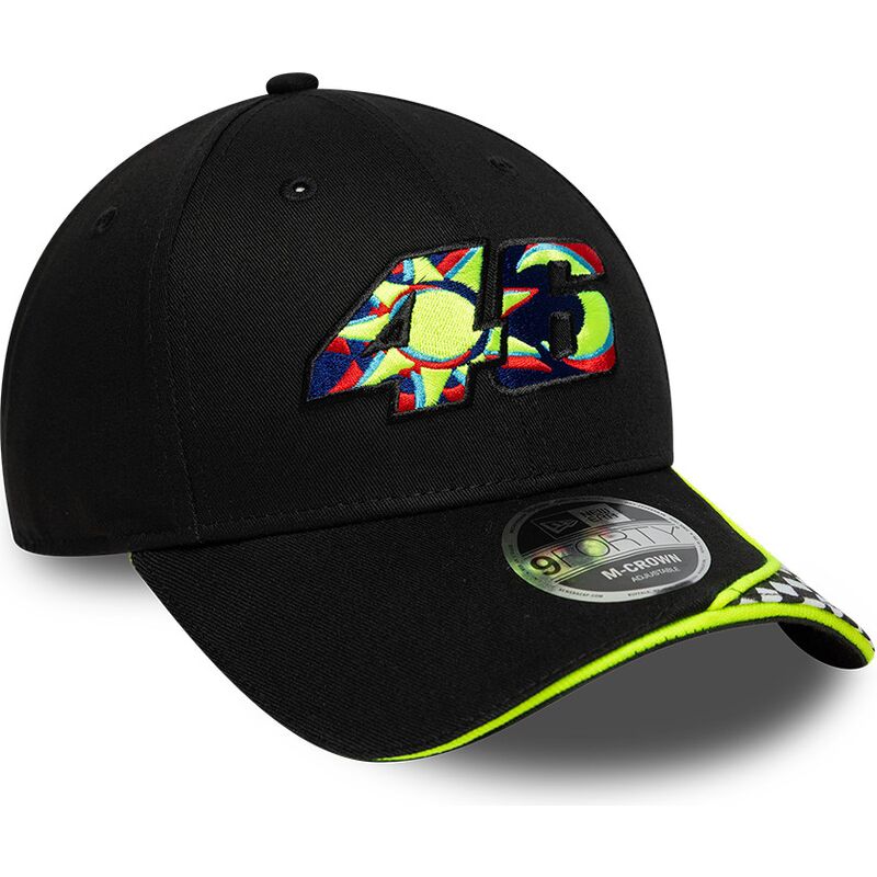 petten-gebogen-zwart-verstelbaar-9forty-m-crown-check-van-valentino-rossi-vr46-motogp-van-new-era