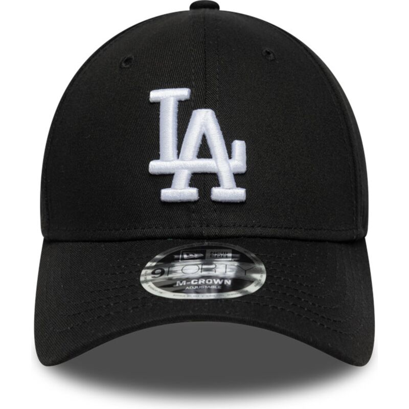 petten-gebogen-zwart-snapback-9forty-m-crown-van-los-angeles-dodgers-mlb-van-new-era